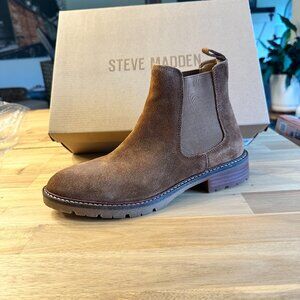 Steve Madden Leopold Chesnut Booties